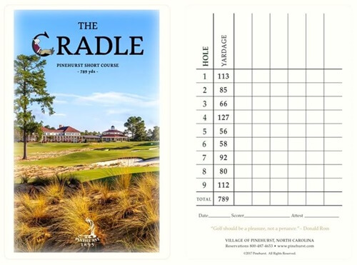 the cradle course scorecard