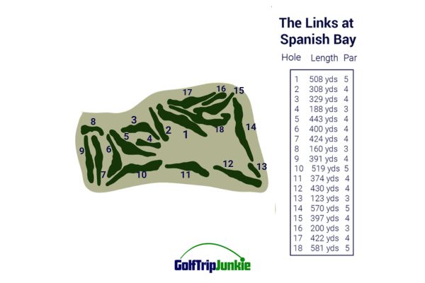 The Links at Spanish Bay Map image